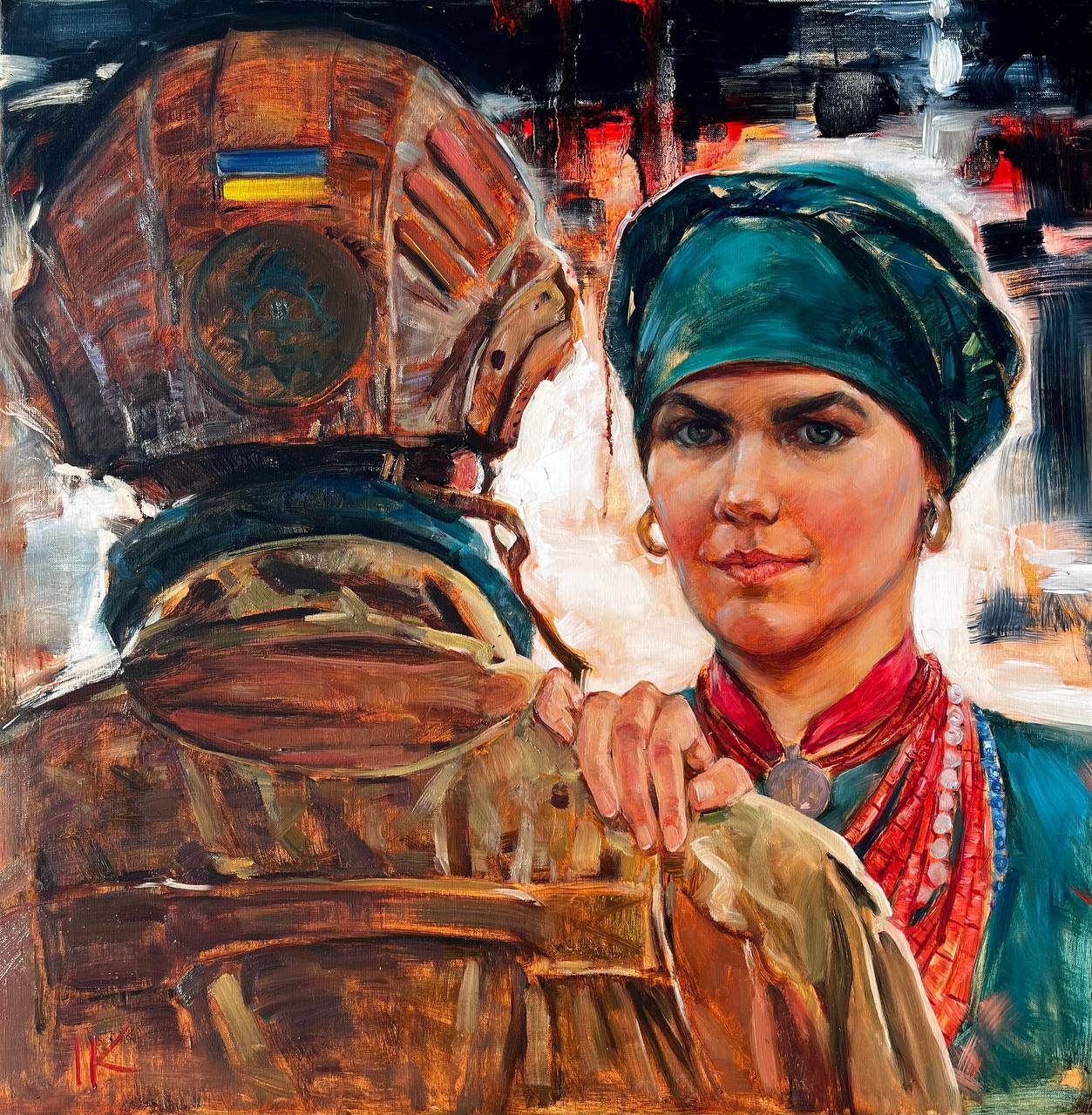 I am Ukraine Series 5, artwork by contemporary Ukrainian artist Iryna Kalyuzhna