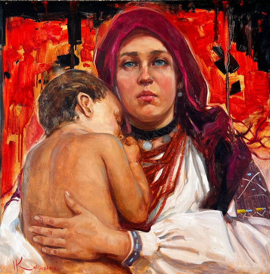I am Ukraine Series 6, artwork by contemporary Ukrainian artist Iryna Kalyuzhna
