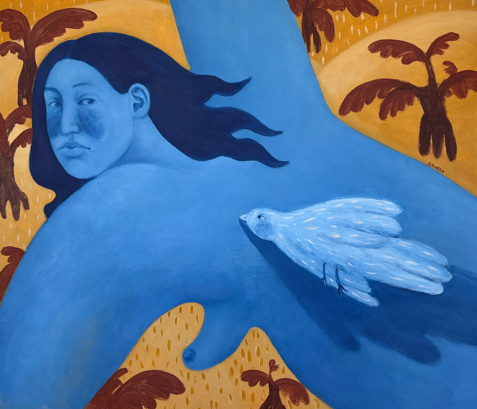 I want to be the wind, artwork by contemporary Ukrainian Artist Diana Ruban