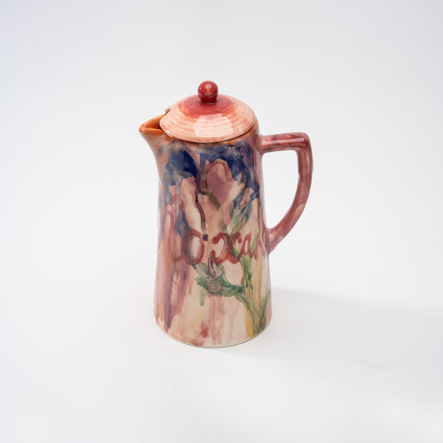 Jug with lid, artwork by contemporary Ukrainian artist Maria Kulikovska
