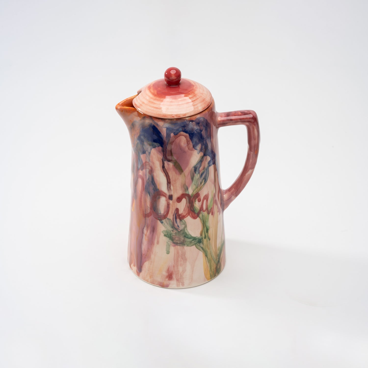 Jug with lid, artwork by contemporary Ukrainian artist Maria Kulikovska
