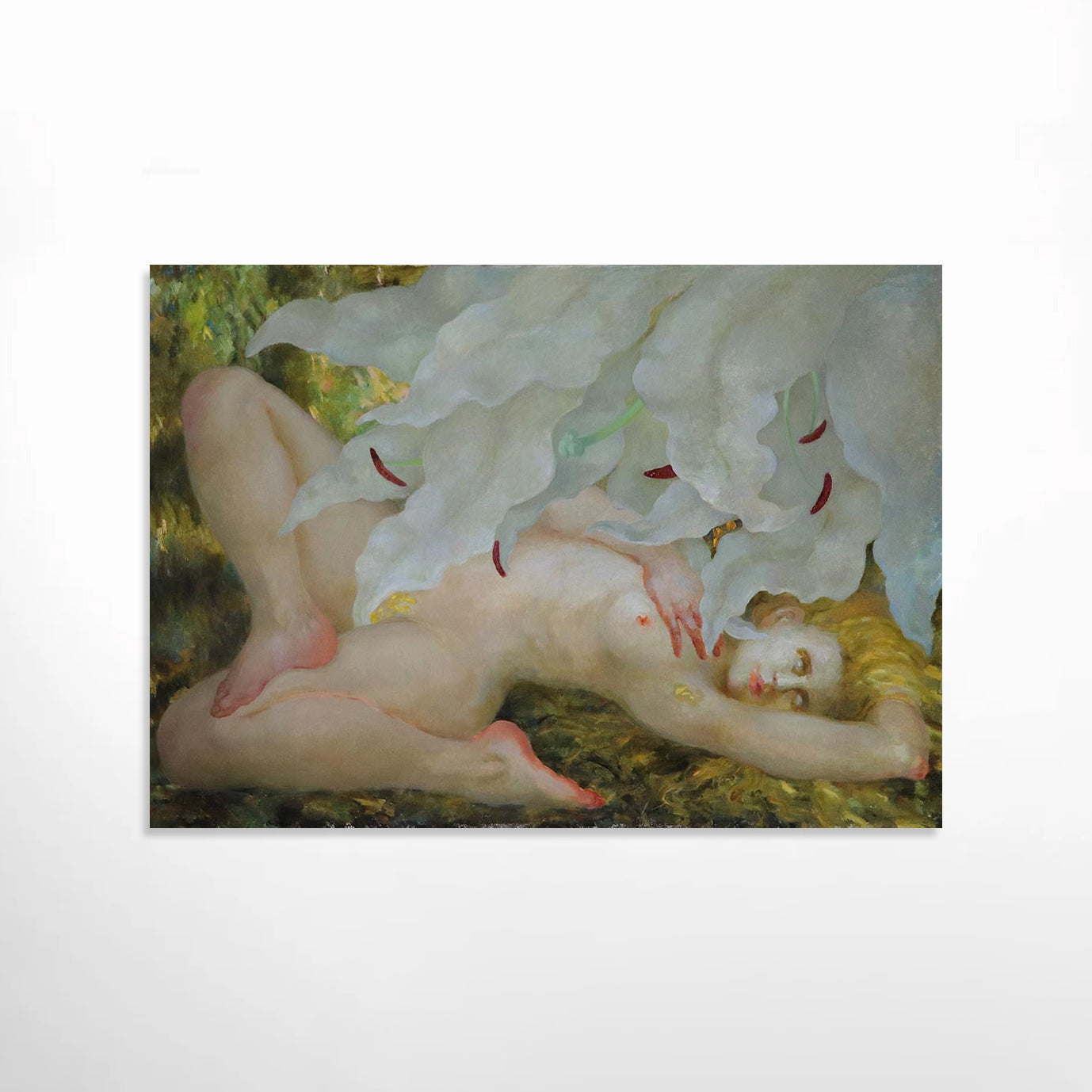 Leda, The violence of Purity by contemporary Ukrainian artist Alice Konokhova