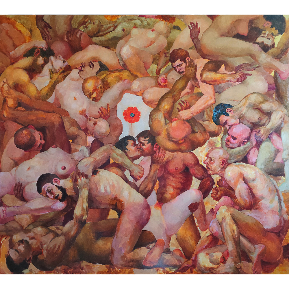 Sinflower series, artwork by contemporary Ukrainian artist Alice Konokhova