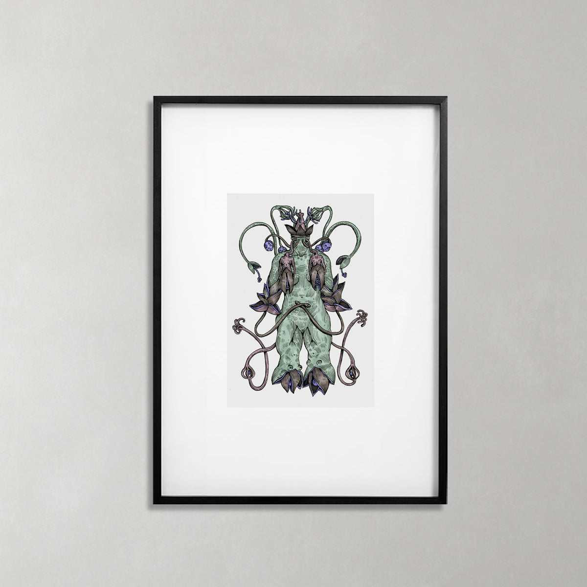 Mariyka, Rivers of Shadows series, graphics by contemporary ukrainian artist Ave Libertatemaveamor