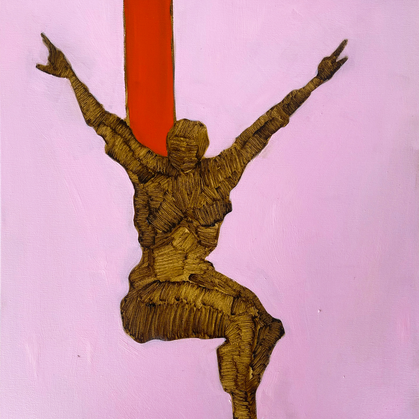 Martin, an artworks by contemporary Ukrainian artist Anna Bondar, close-up