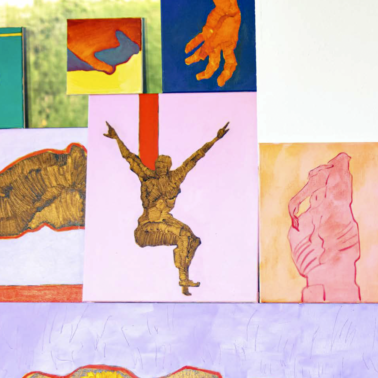 Artworks by contemporary Ukrainian artist Anna Bondar