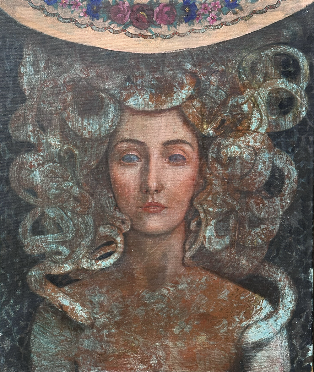 Medusa, artwork by contemporary Ukrainian artist Tata Kolesnik