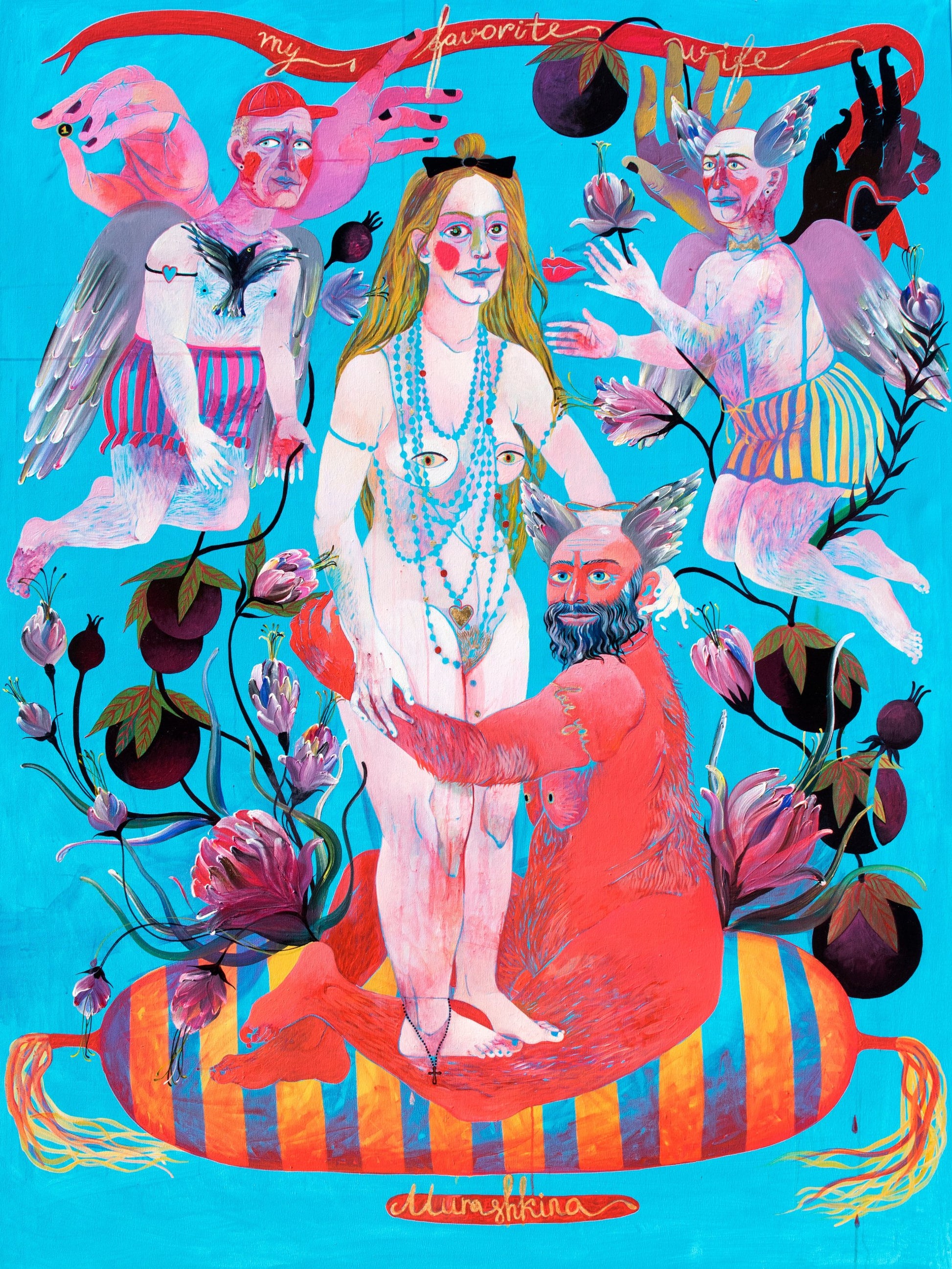 My favorite Wife artwork, by contemporary Ukrainian artist Nina Murashkina