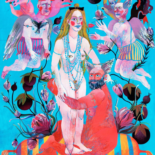 My favorite Wife artwork, close up  by contemporary Ukrainian artist Nina Murashkina