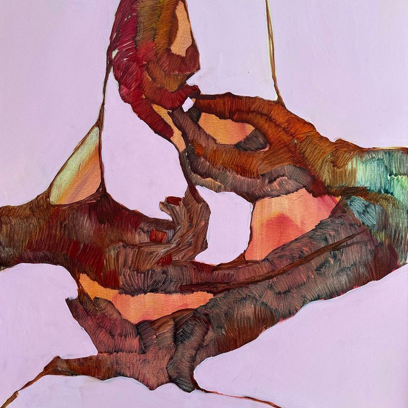 Native Land, artwork by contemporary Ukrainian artist Anna Bondar,  closeup 1