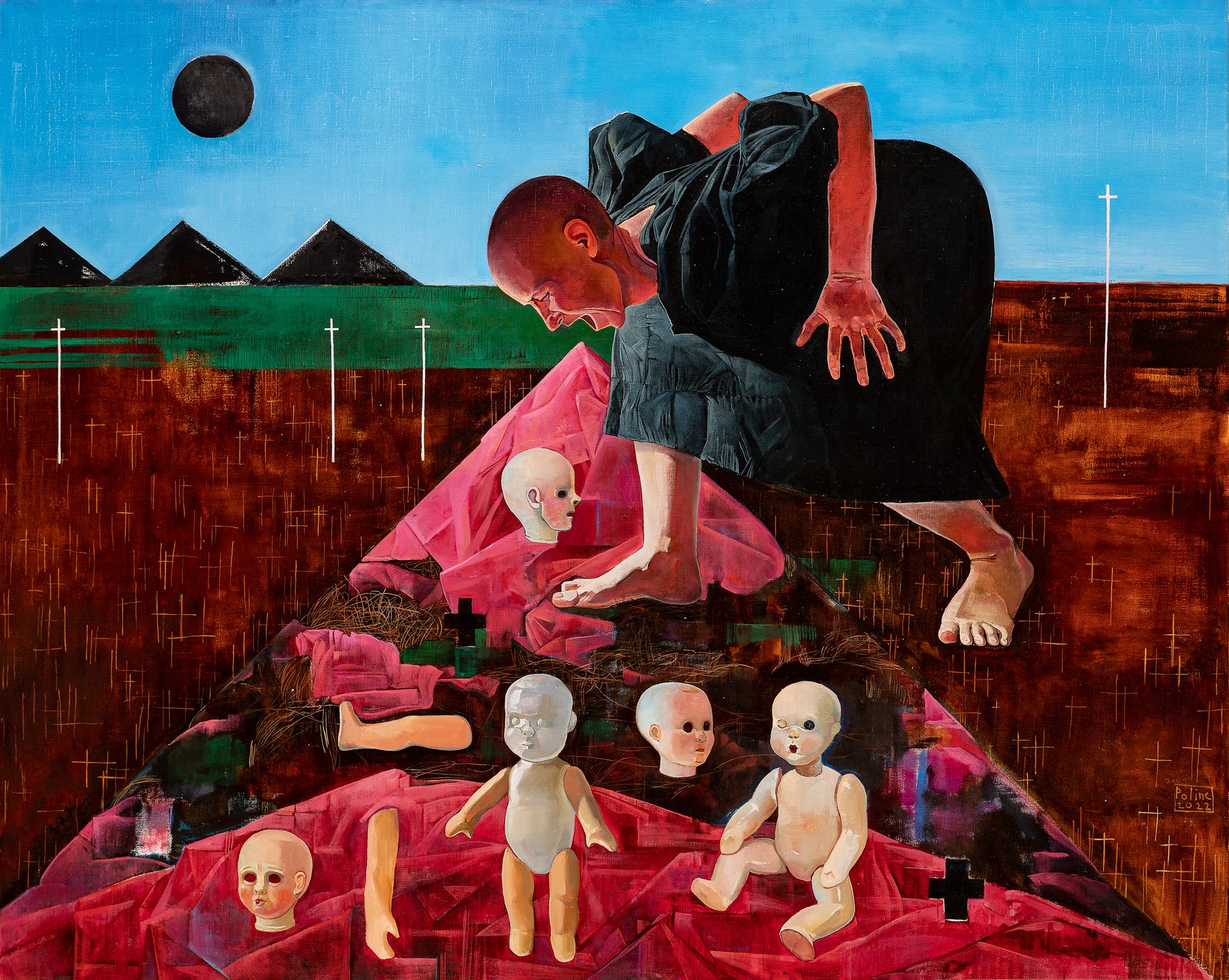 Nausea artwork by contemporary Ukrainian artist Polina Kuznetsova