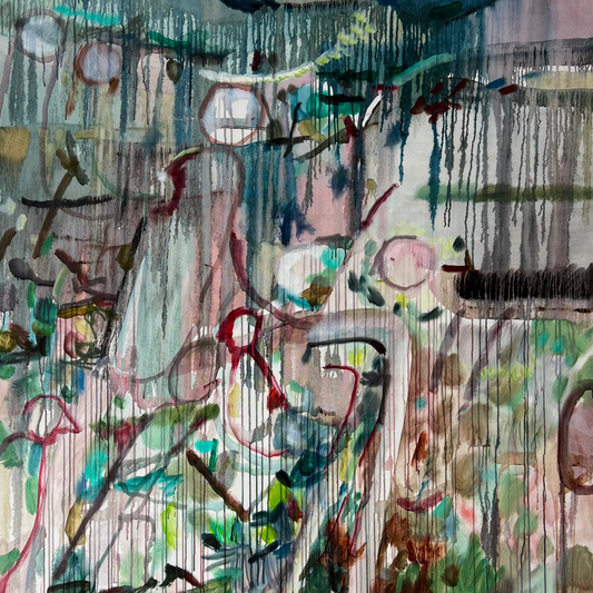 Of Sounds and Steps, by contemporary Ukrainian artist Vira Tolmacheva, close-up