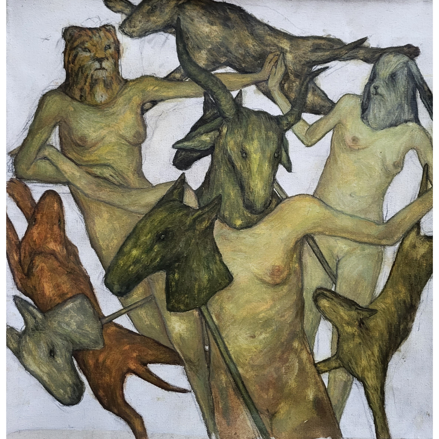 Patriarchal War, artwork by contemporary Ukrainian artist Kristina Otchich Cherniak