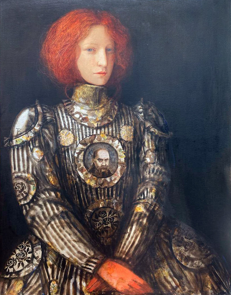 Protectress 2, artwork by contemporary Ukrainian artist Tata Kolesnik