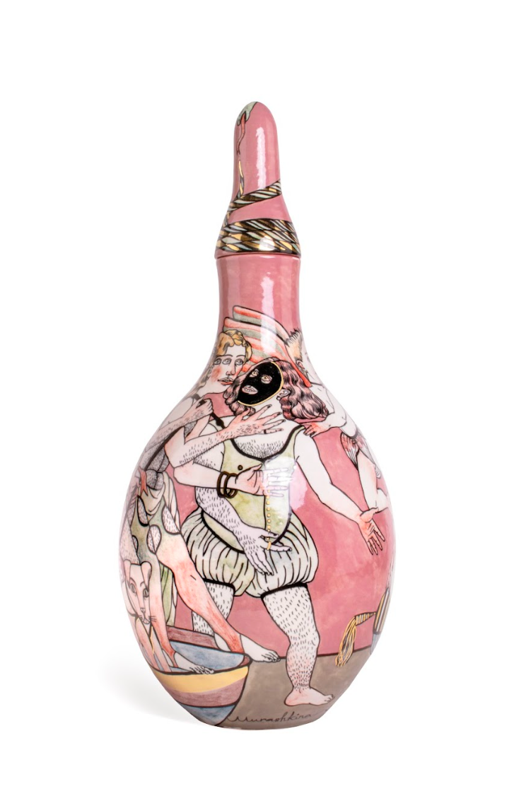 Vase "Relax",  by contemporary Ukrainian artist Nina Murashkina, 3