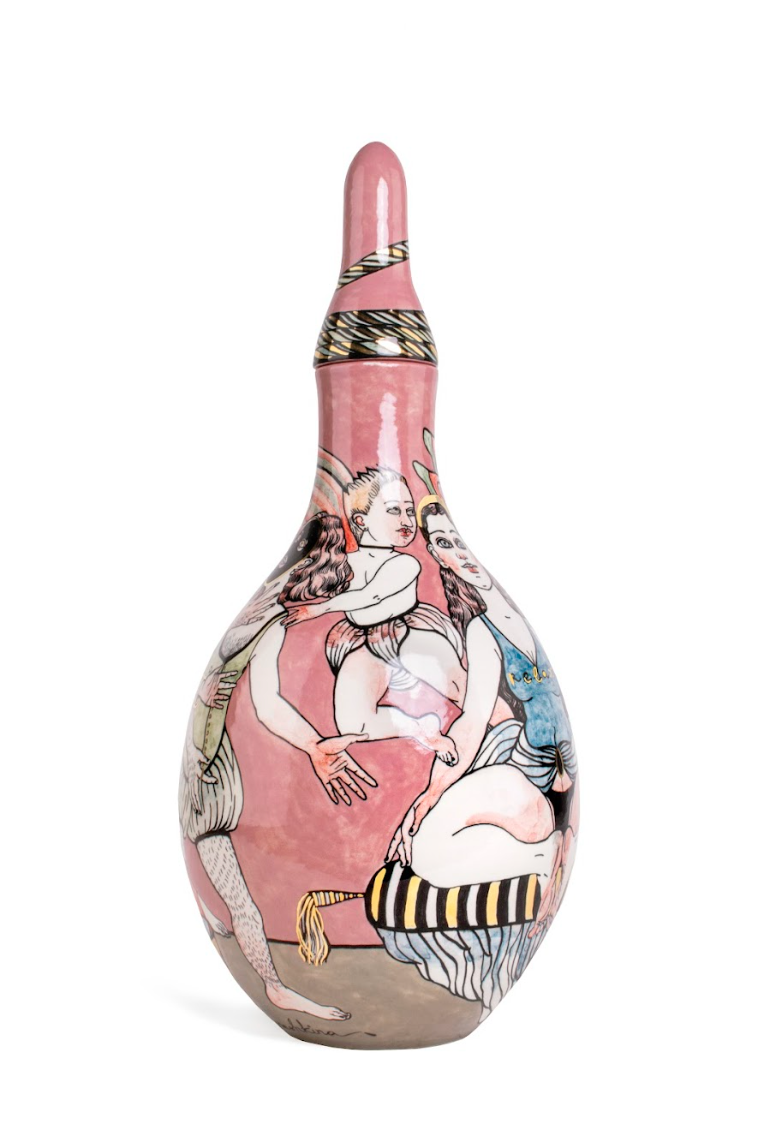 Vase "Relax",  by contemporary Ukrainian artist Nina Murashkina, 5