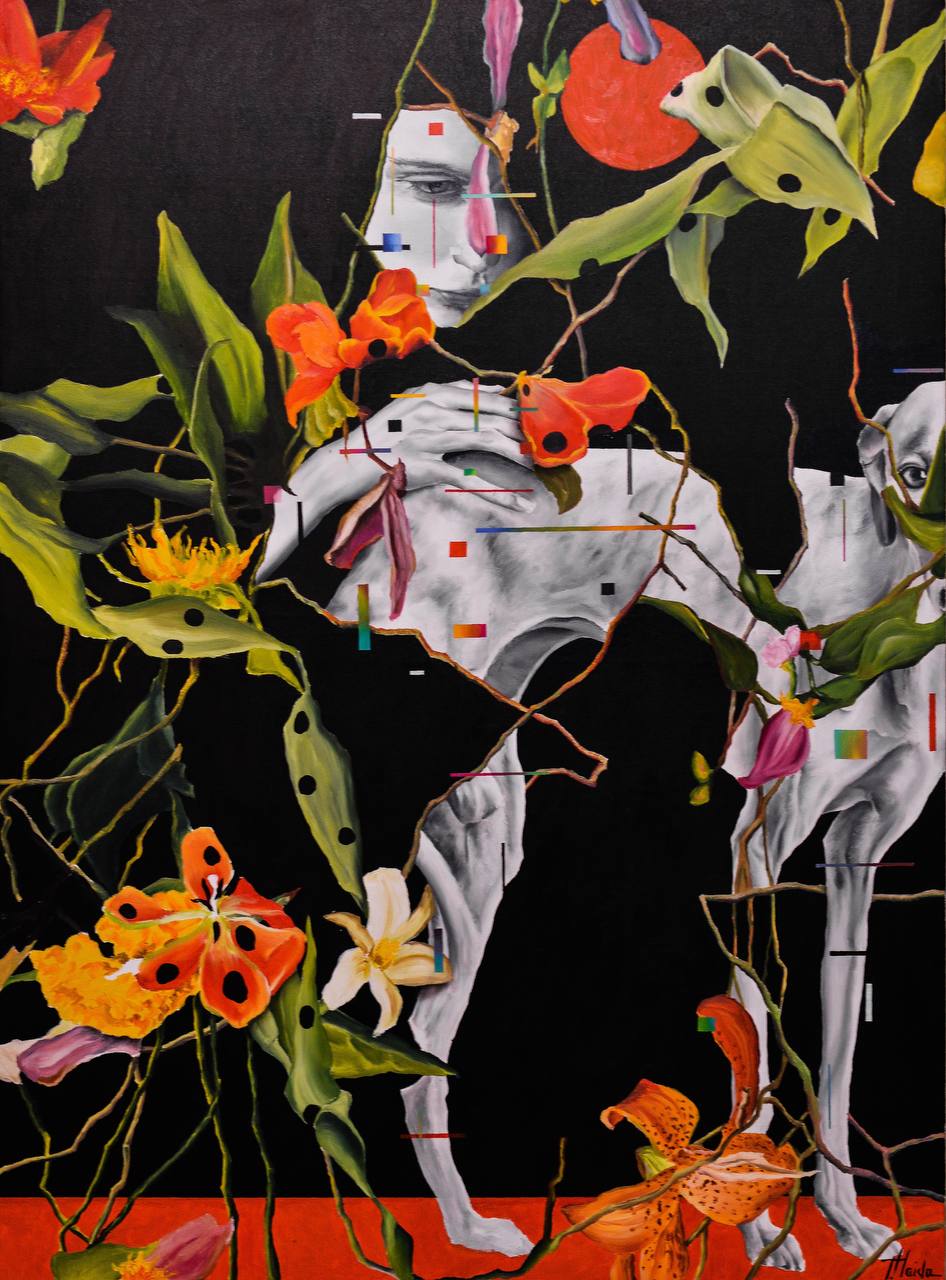 Figurative artwork "Restoration of the soul" by contemporary Ukrainian artist Taras Haida