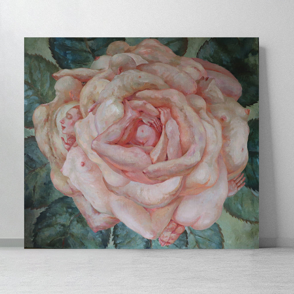Rose, Sinflower series, artwork by contemporary Ukrainian artist Alice Konokhova