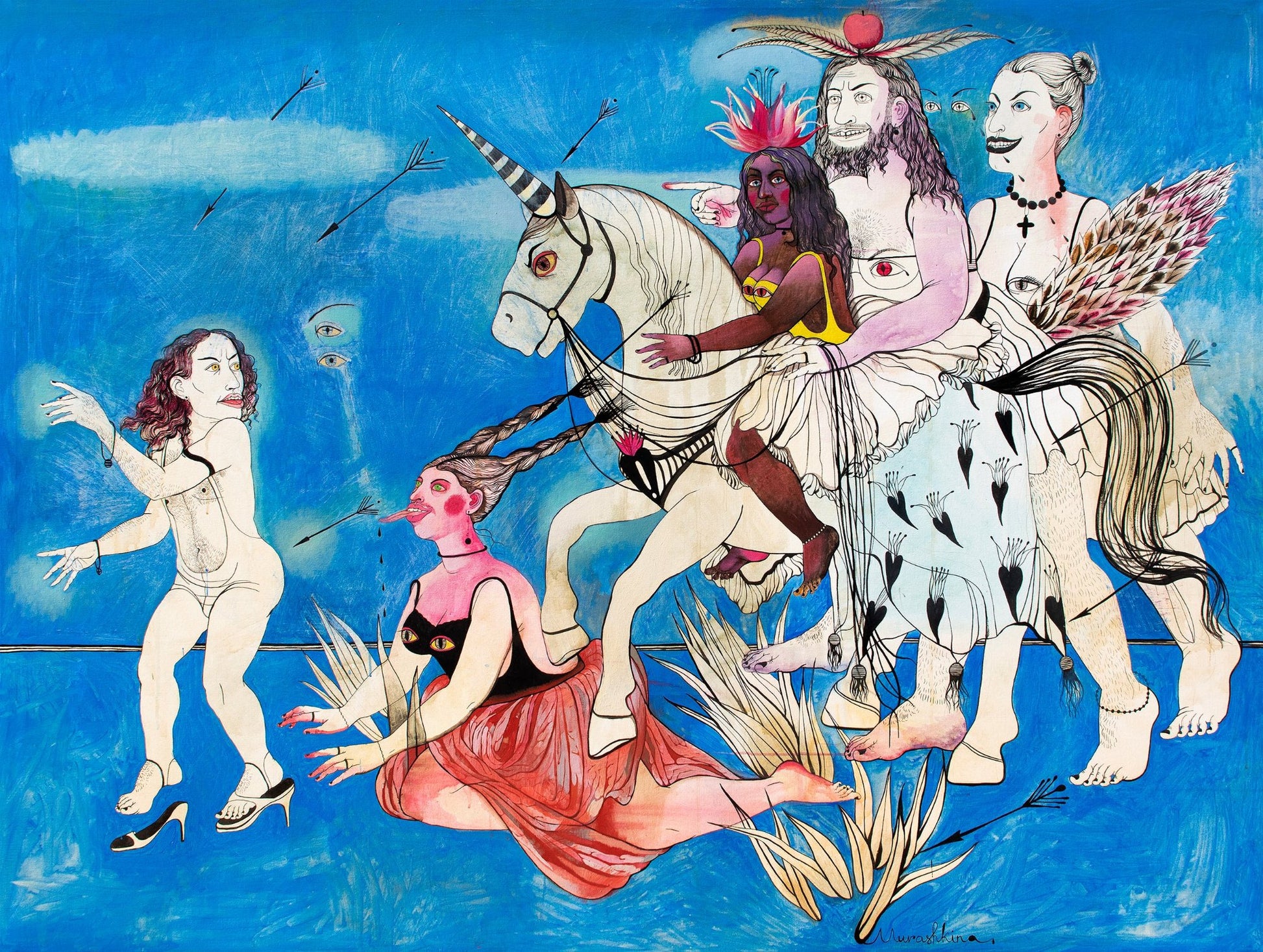 Safari, artwork by contemporary-Ukrainian artist Nina Murashkina
