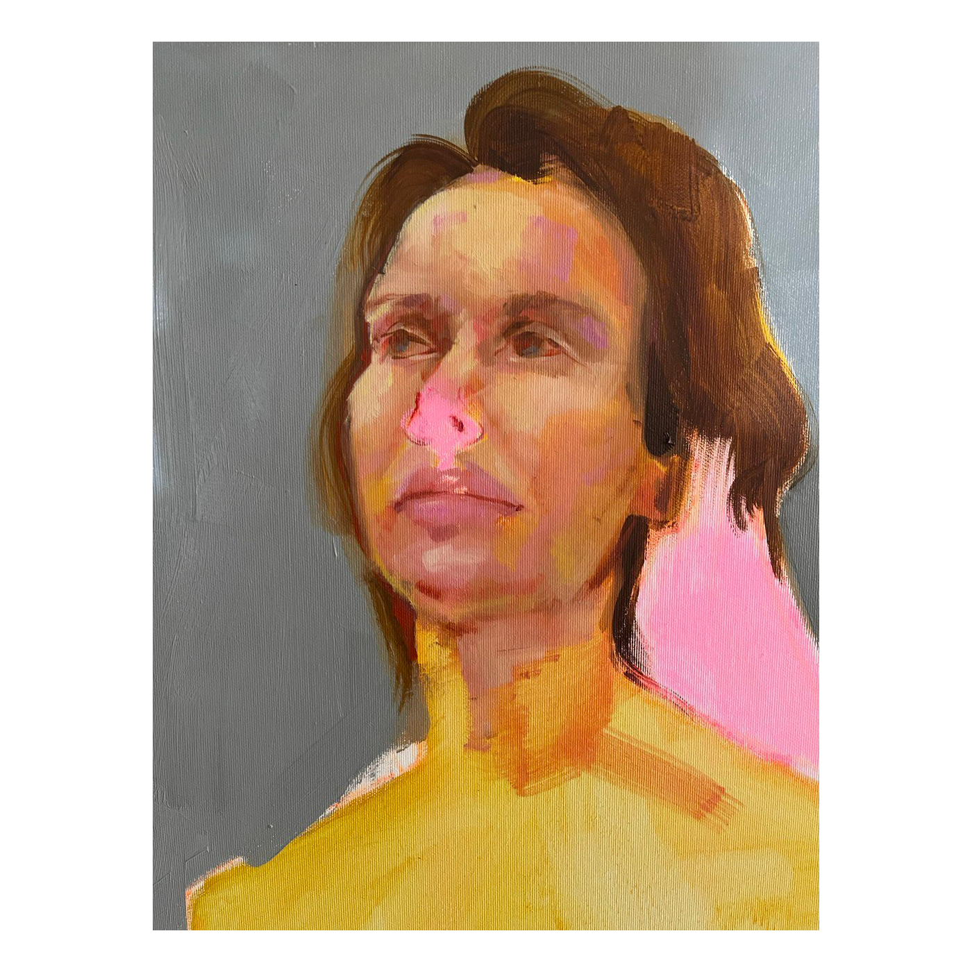 Self Portrait by contemporary Ukrainian artist Anna Bondar