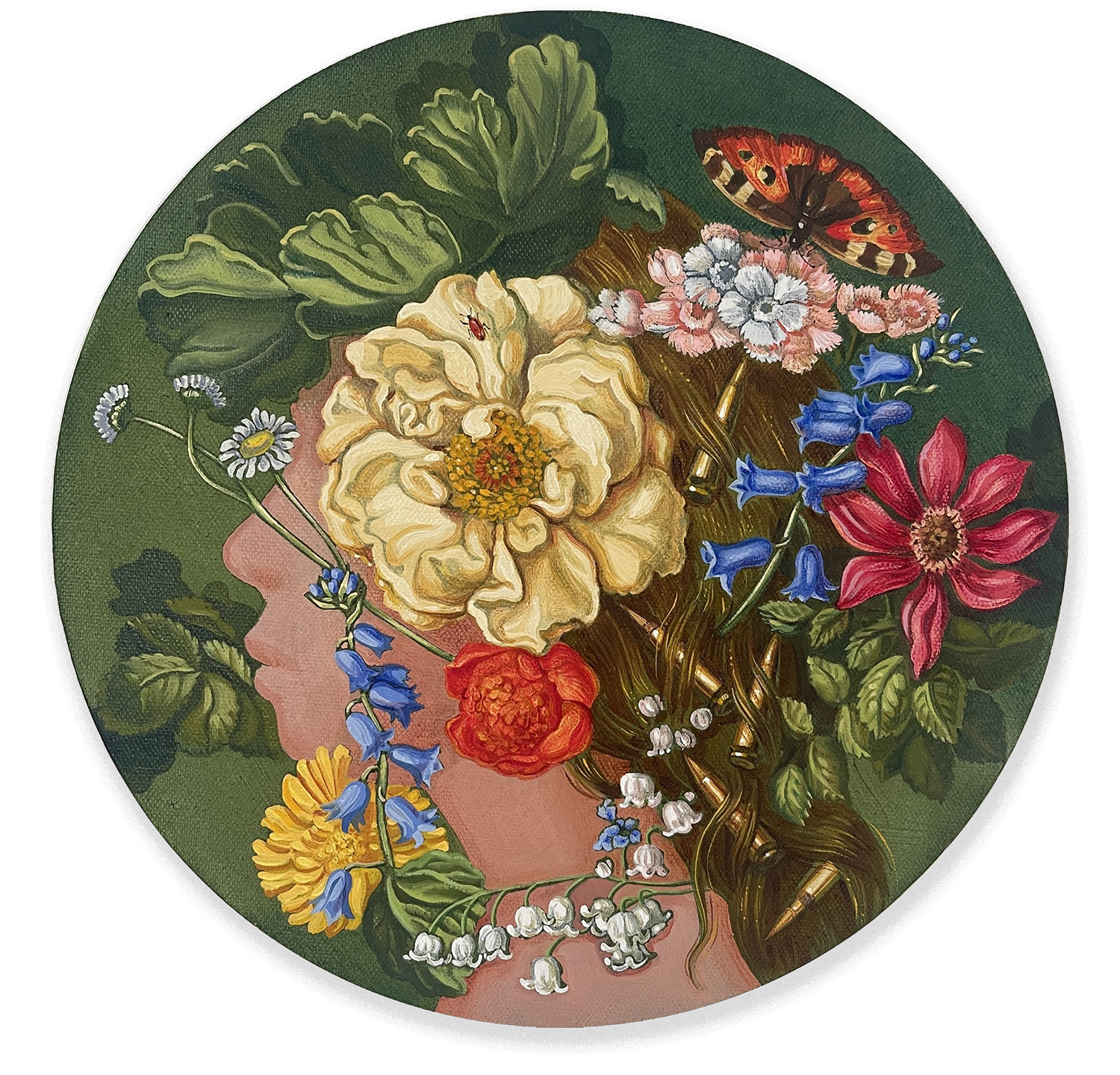 Sensitive Vail by contemporary Ukrainian artist Maria Borysova