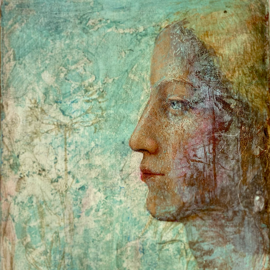 Spring Garden, artwork by contemporary Ukrainian artist Tata Kolesnik
