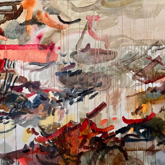 Storm. A New Beginning 01, by contemporary Ukrainian artist Vira Tolmacheva, close-up