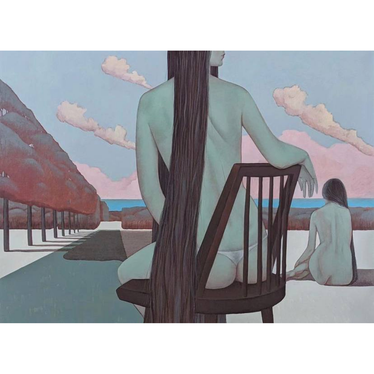 Strange Clouds, artwork by contemporary Ukrainian artist Alina Anokhin