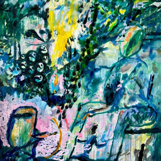 Thank You for Smoking, by contemporary Ukrainian artist Vira Tolmacheva, close-up