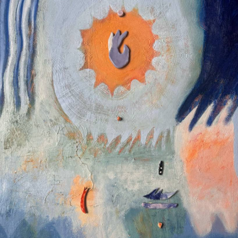 The Truth, artwork by contemporary Ukrainian artist Yulianna Verba, close up 1