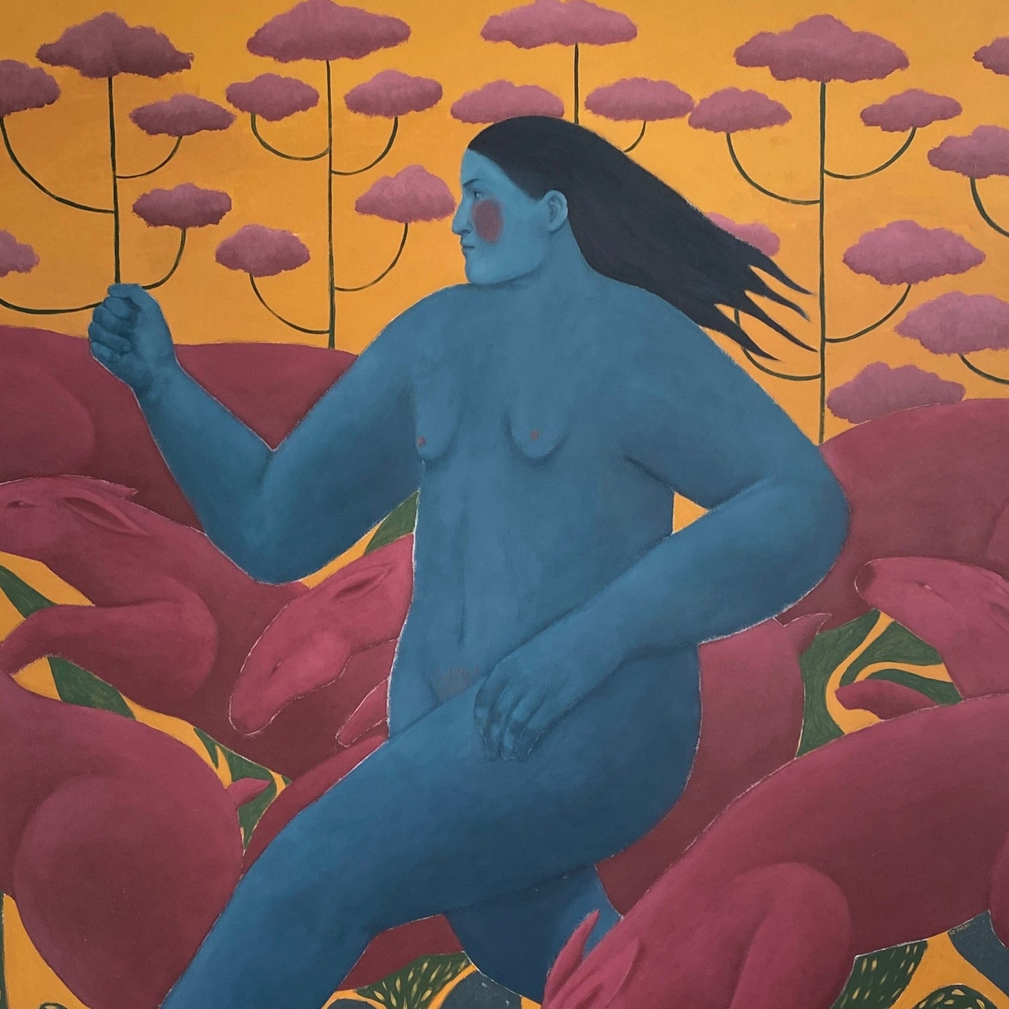 The world was catching me" artwork by contemporary Ukrainian Artist Diana Ruban