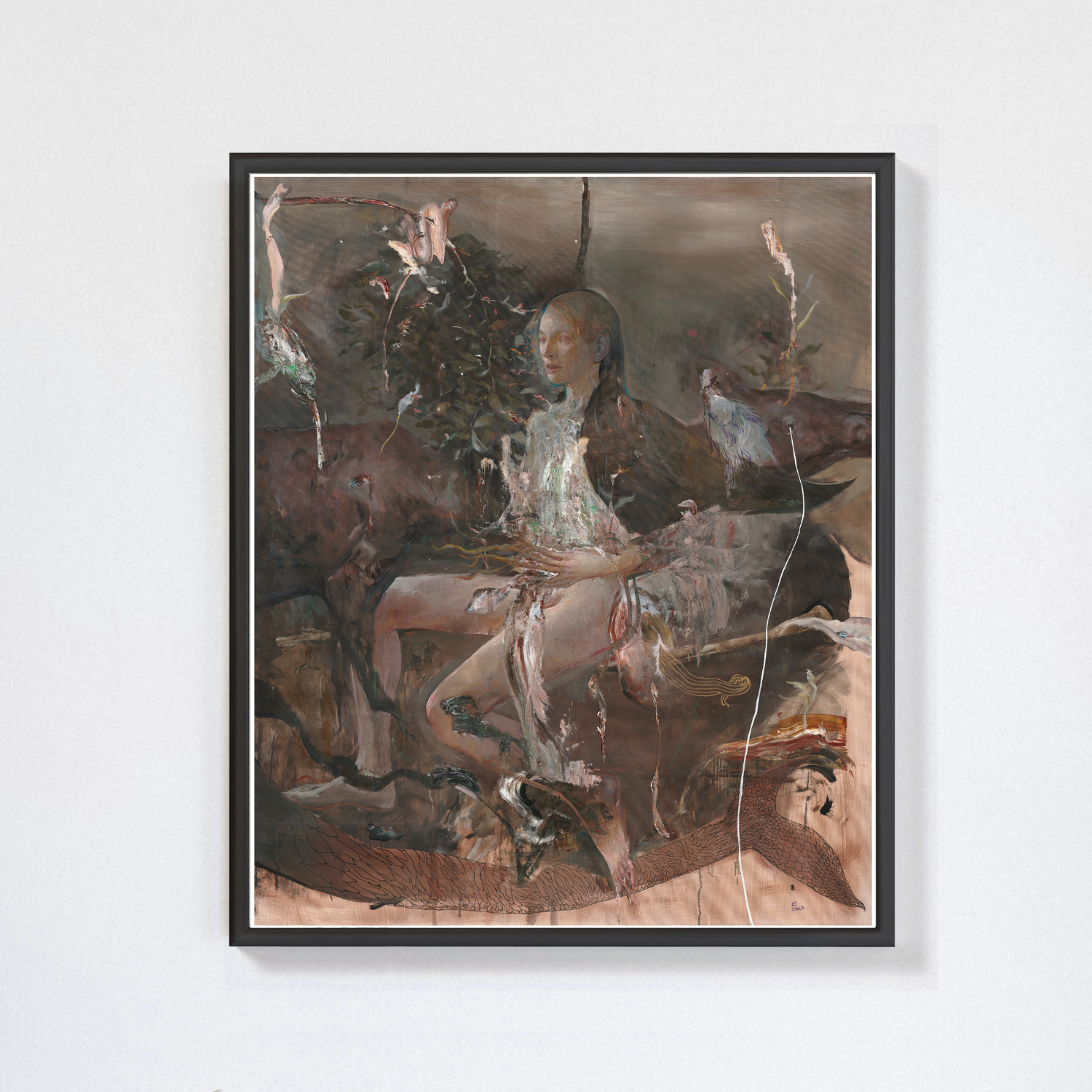 Digital print of work by Oleksii Shcherbak, hi-quality printing on watercolor paper