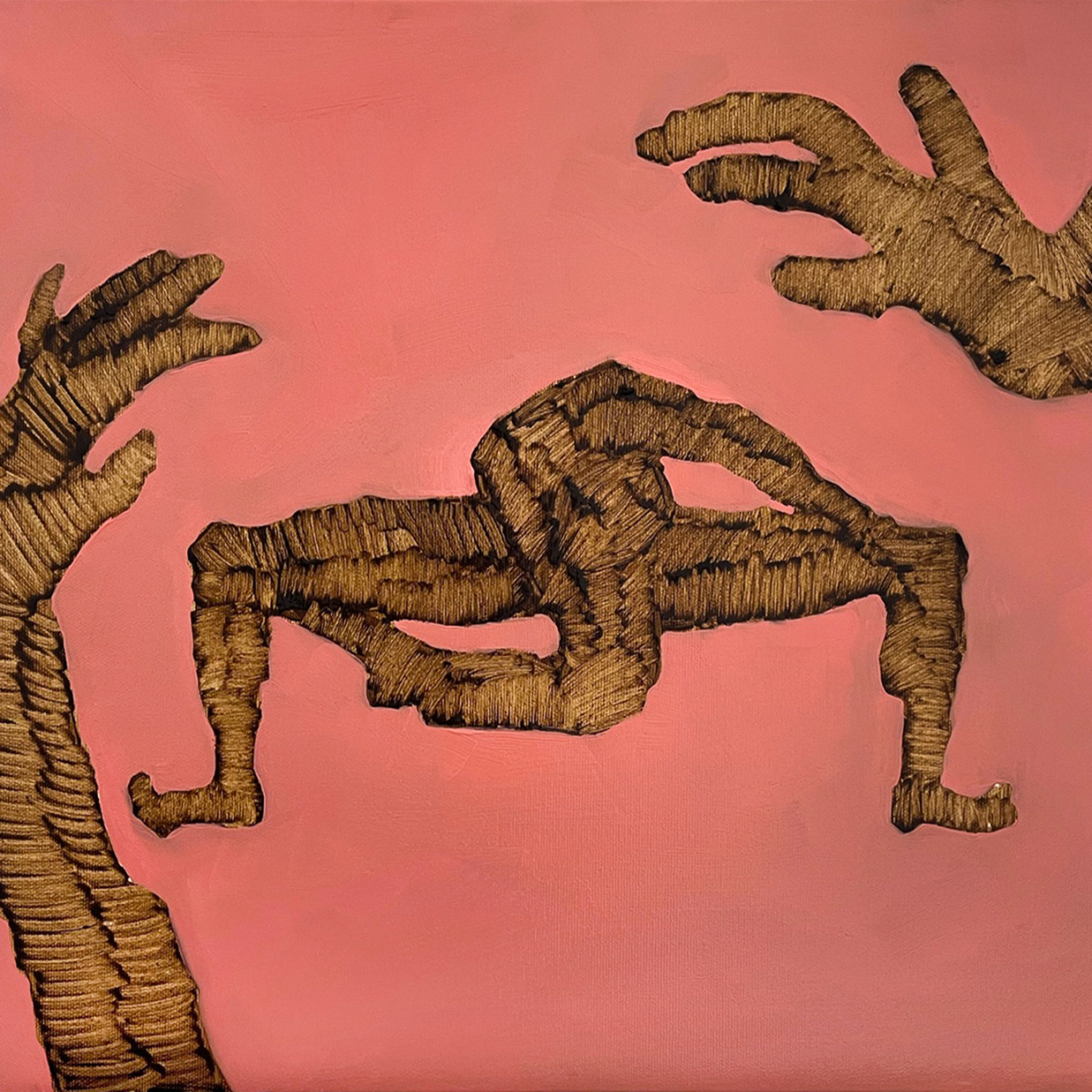 Under Protection, an artworks by contemporary Ukrainian artist Anna Bondar, closeup2