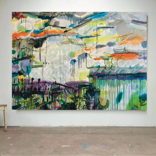 Under the Bone Sky, by contemporary Ukrainian artist Vira Tolmacheva