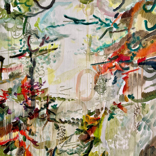 Unspoken Sap, by contemporary Ukrainian artist Vira Tolmacheva, close-up