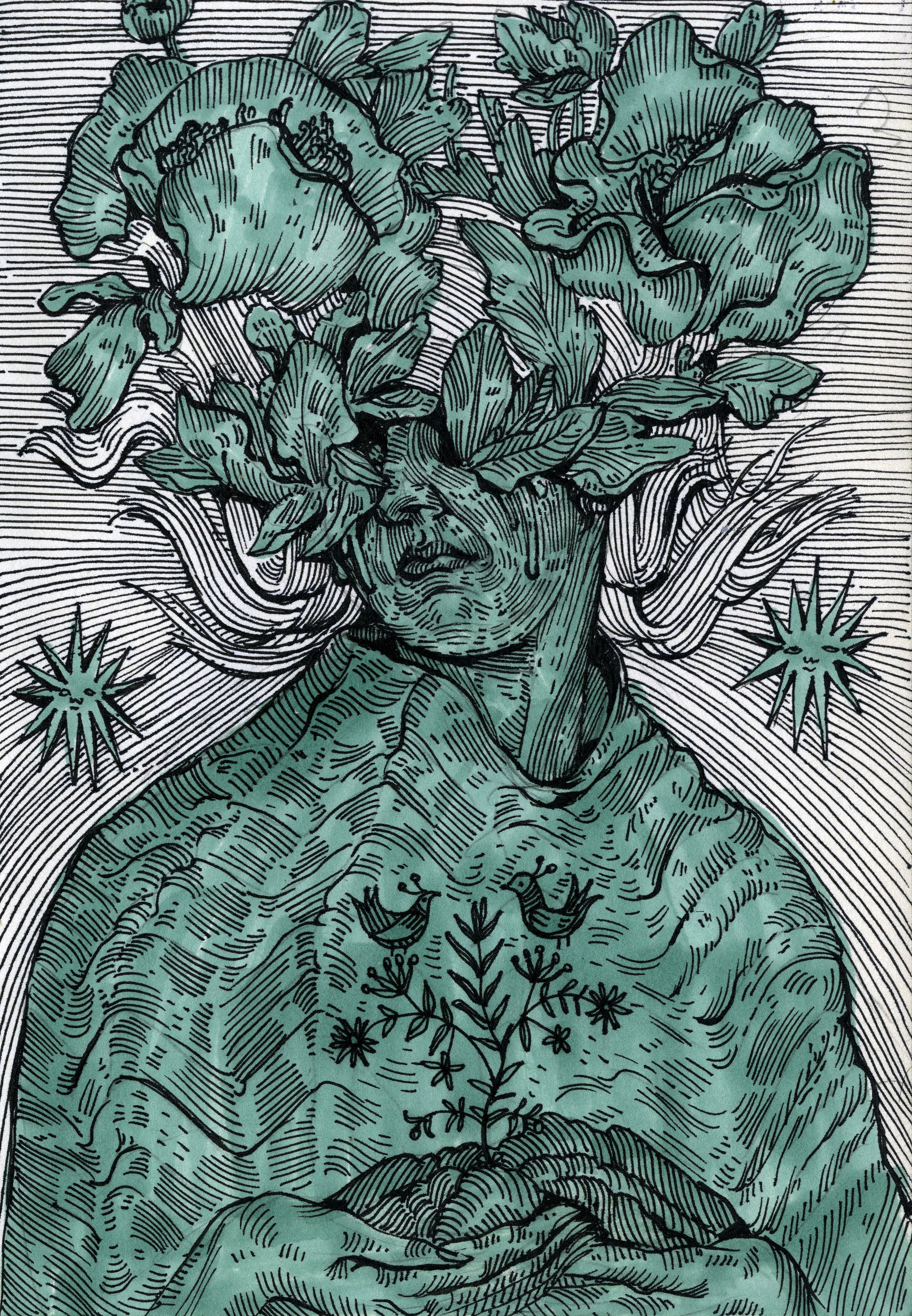 Untitled, artwork by contemporary Ukrainian artist Ave Libertatemiamor 